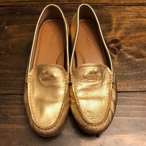 Women’s Gold Coach Loafer